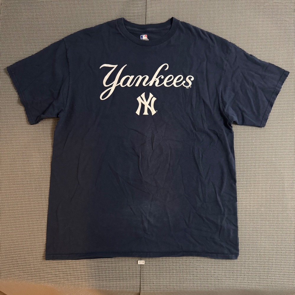 MLB Genuine Merchandise New York Yankees Navy Graphic T-Shirt Mens XL
